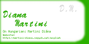 diana martini business card
